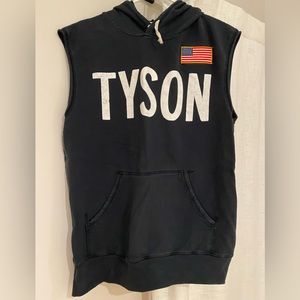 Men’s Roots of Fight Tyson Sleeveless Hoodie, Size M
